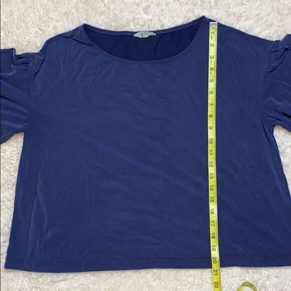 Madewell Long Sleeve navy balloon sleeve size Large - Picture 9 of 14